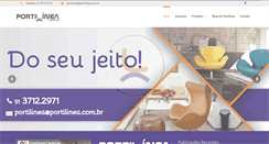 Desktop Screenshot of portilinea.com.br